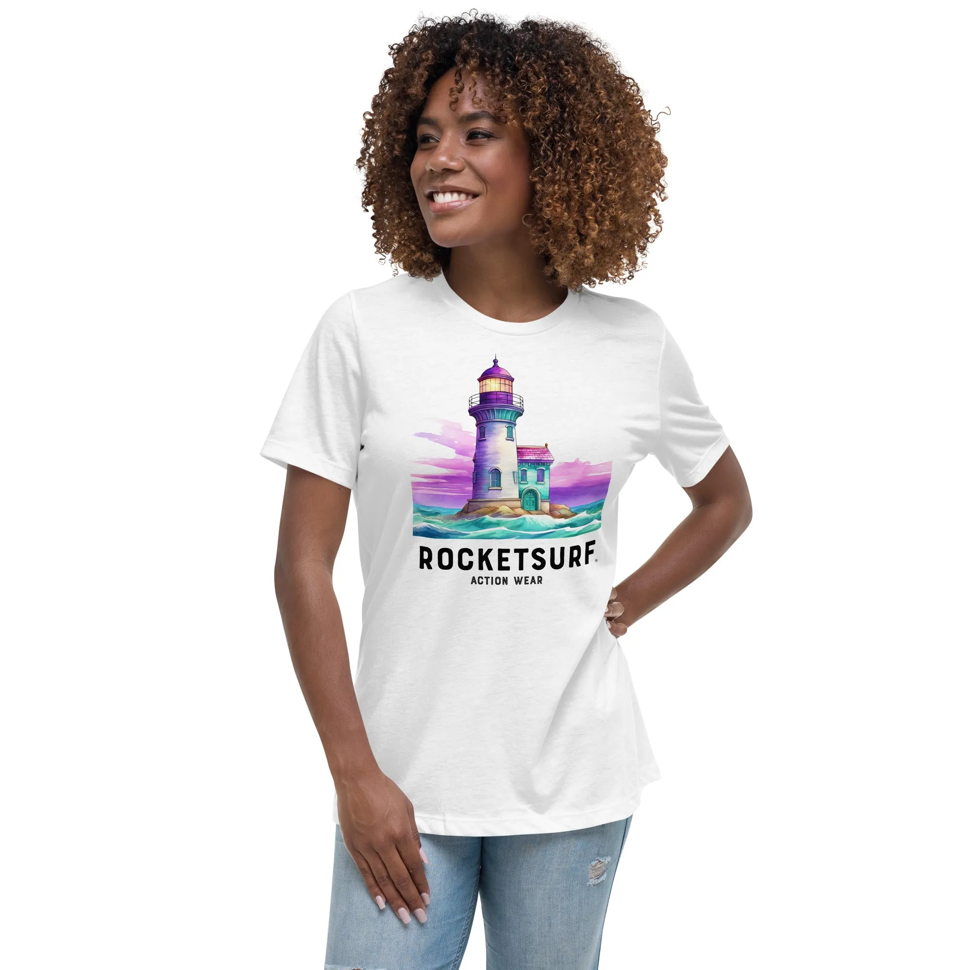 Lighthouse RocketSurf Women's Relaxed T-Shirt