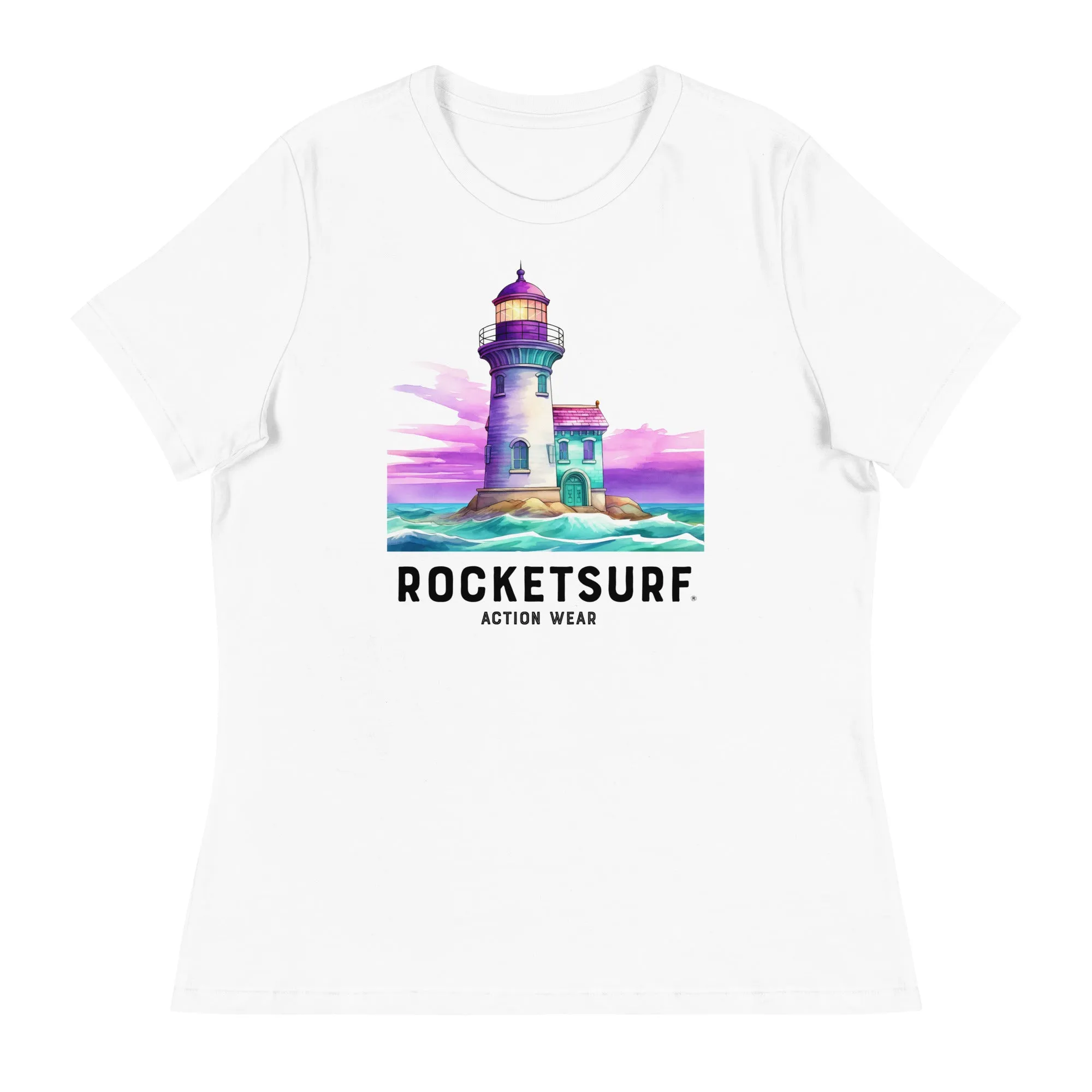 Lighthouse RocketSurf Women's Relaxed T-Shirt