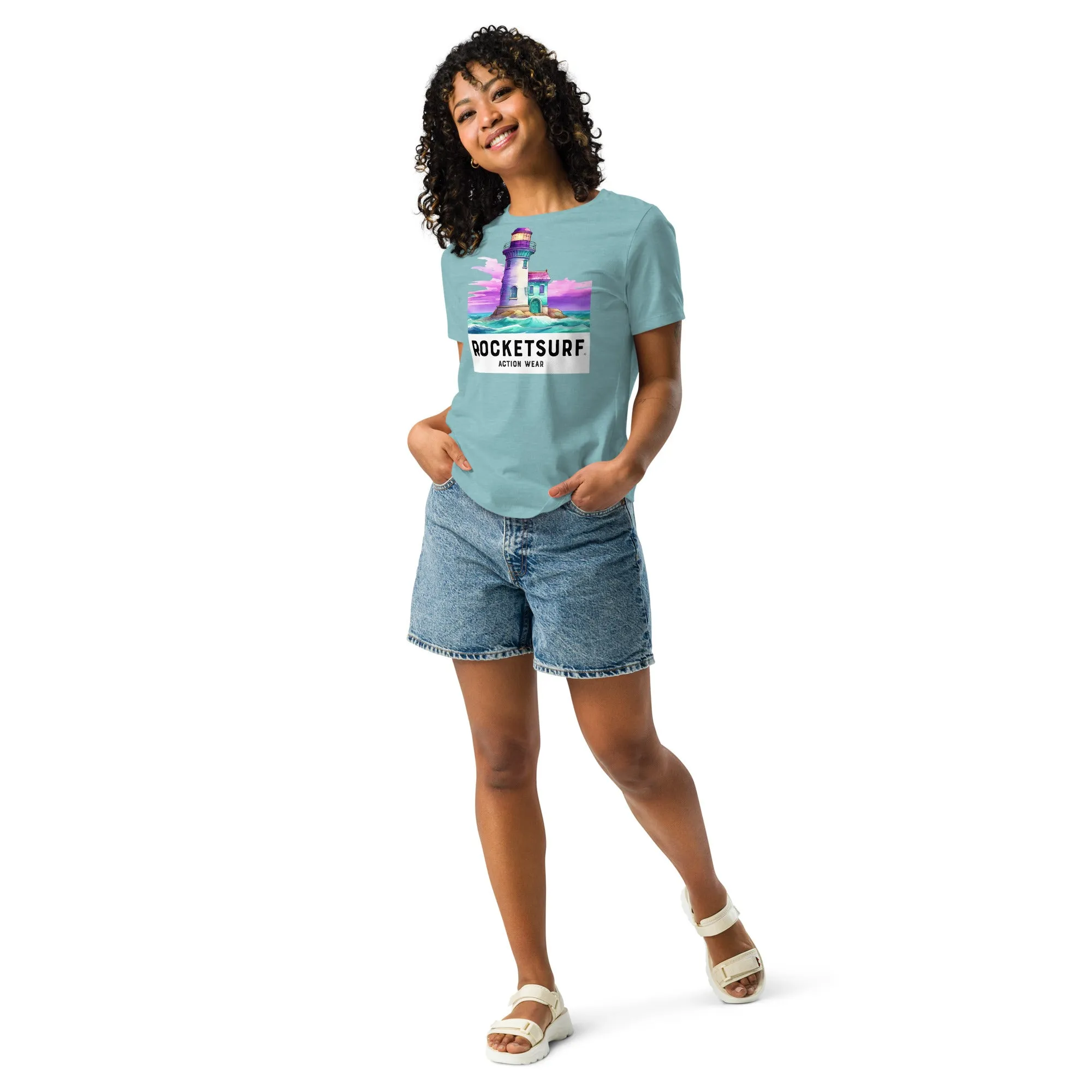 Lighthouse RocketSurf Women's Relaxed T-Shirt