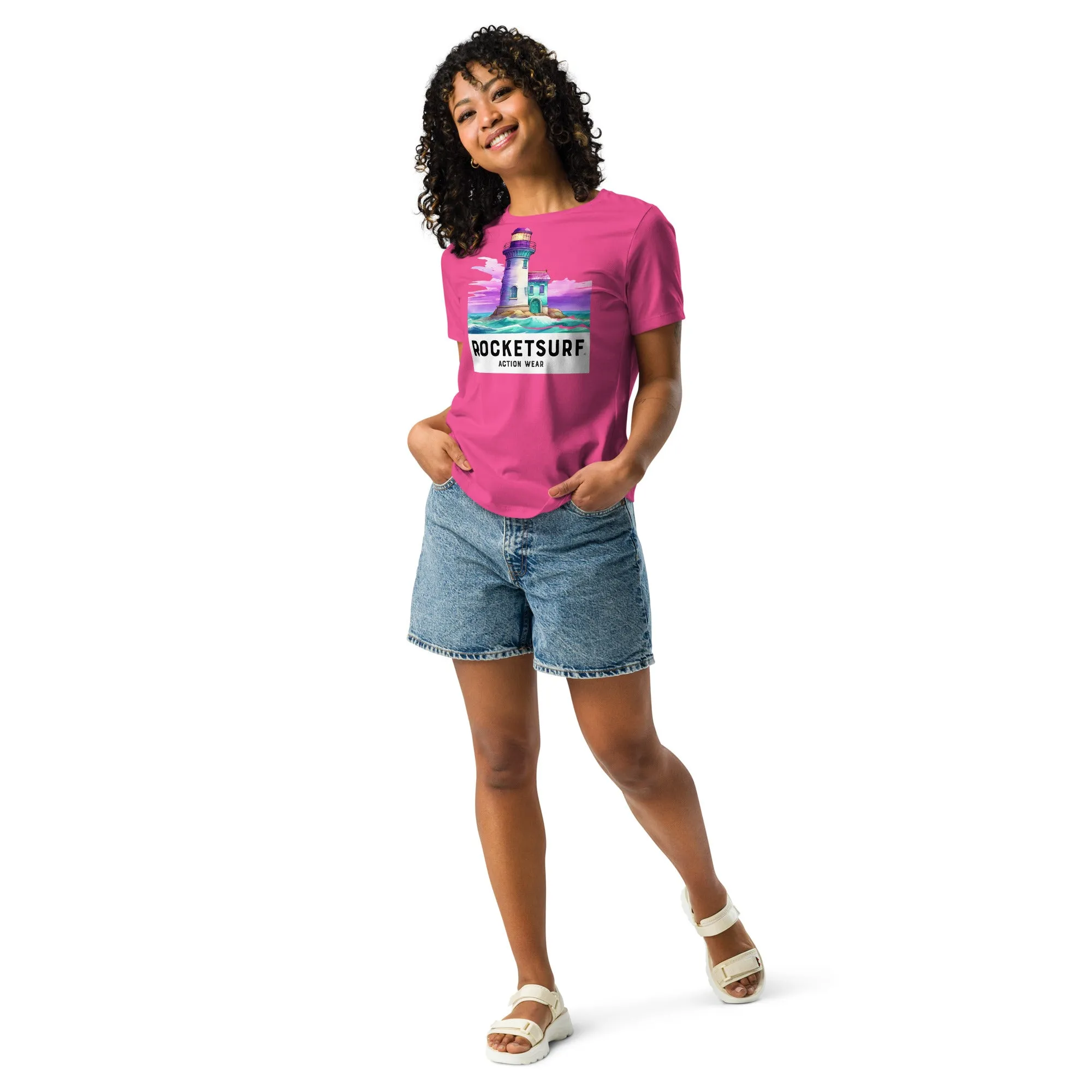 Lighthouse RocketSurf Women's Relaxed T-Shirt