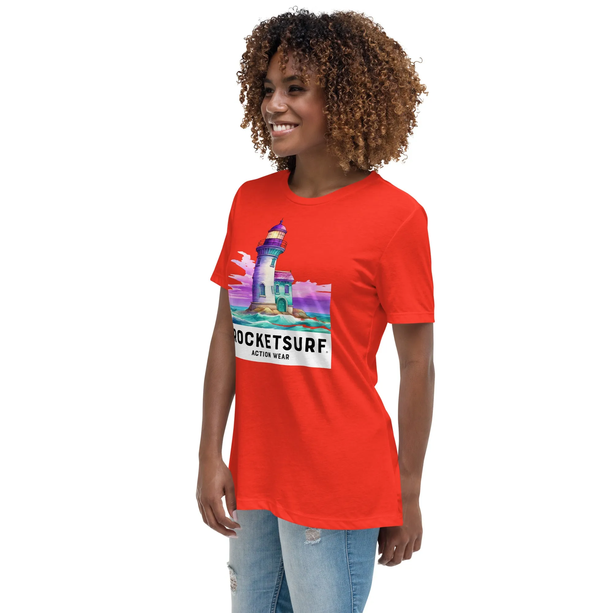 Lighthouse RocketSurf Women's Relaxed T-Shirt