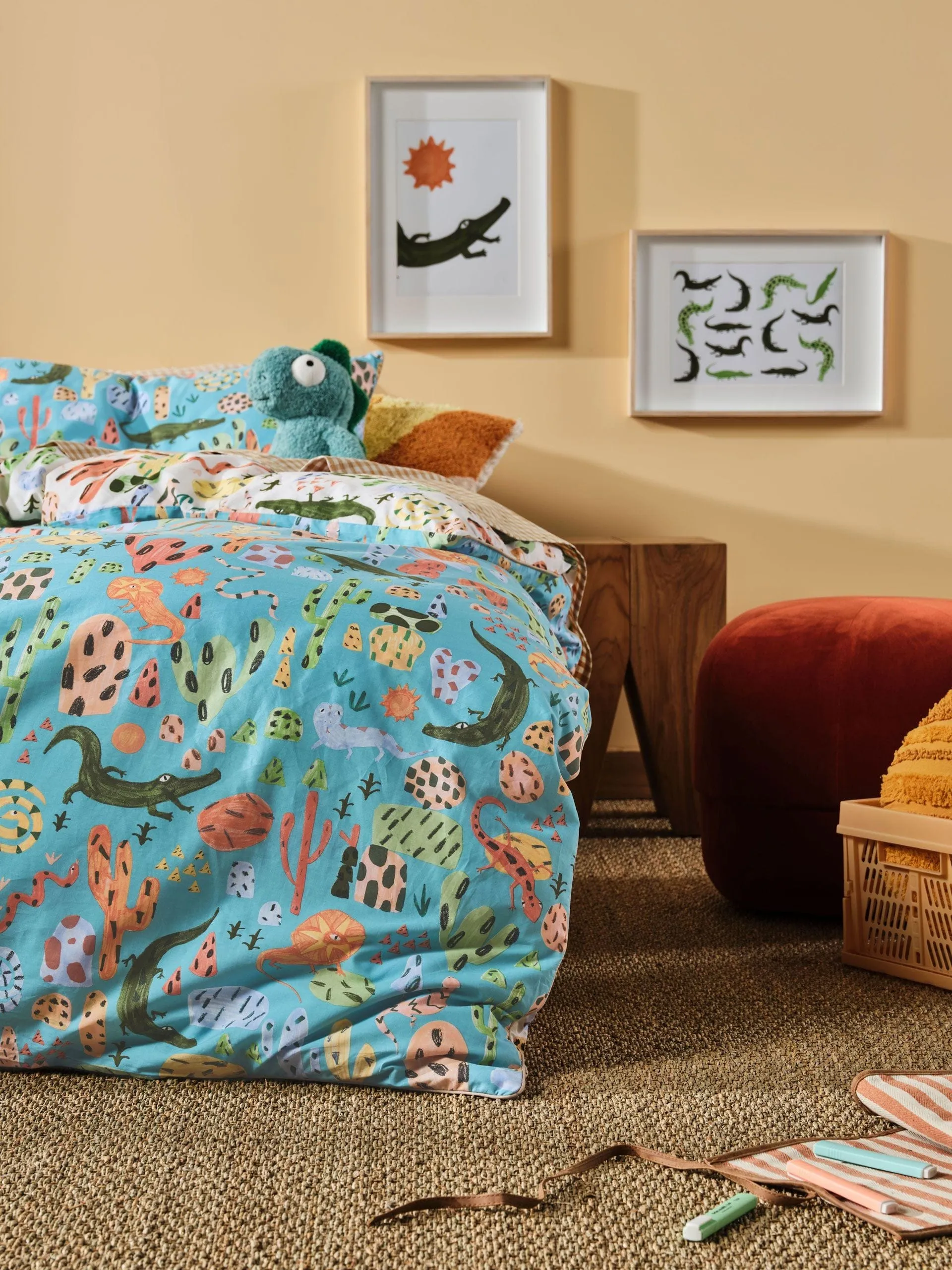 Linen House Aqua Tales & Scales Duvet Cover Set