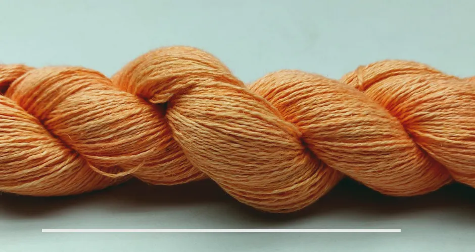 Linen Sportweight 2 PLY Yarn - Fawn | SilkRouteIndia