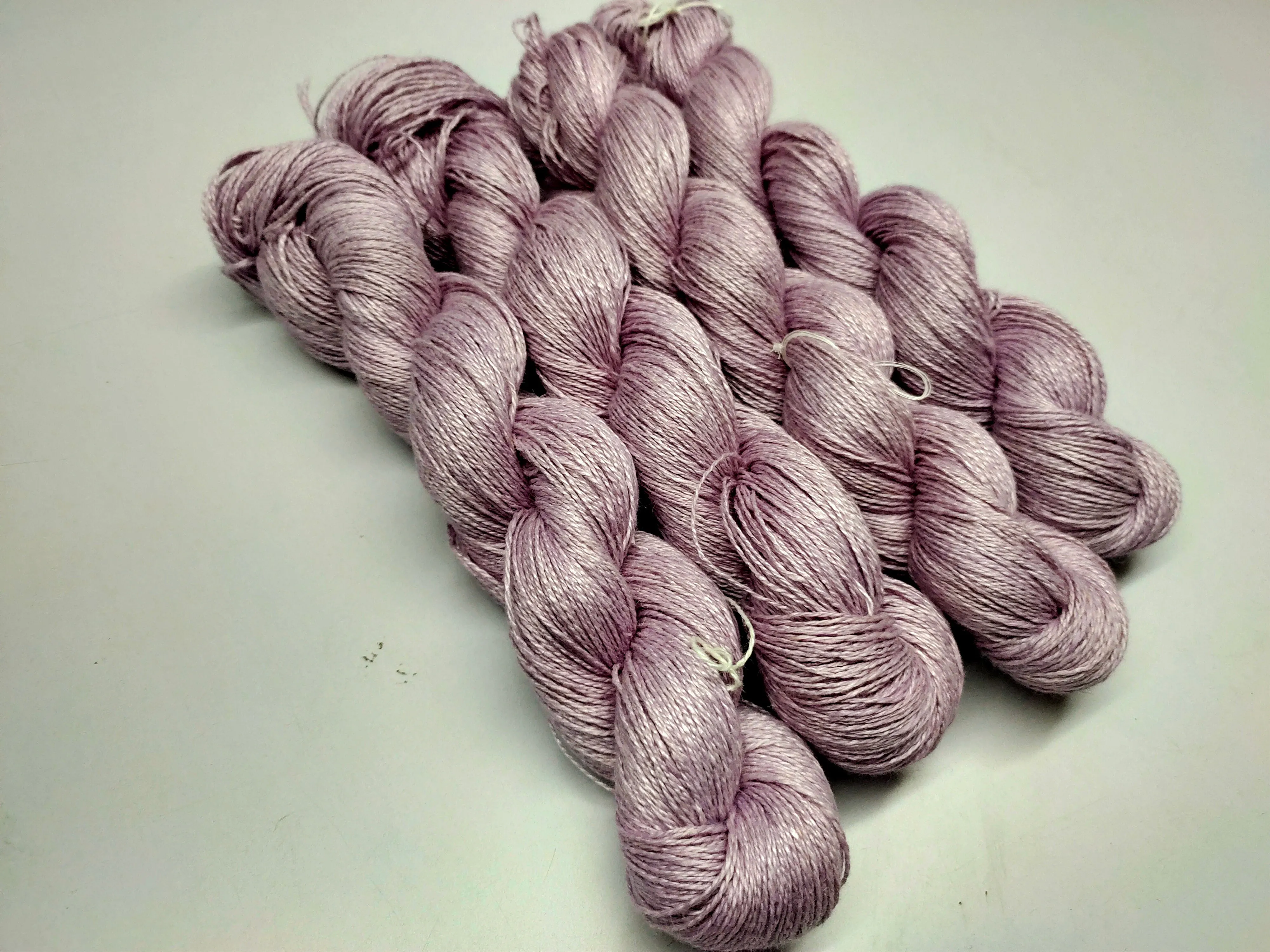 Linen Sportweight 2 PLY Yarn - Rose Gold | SilkRouteIndia