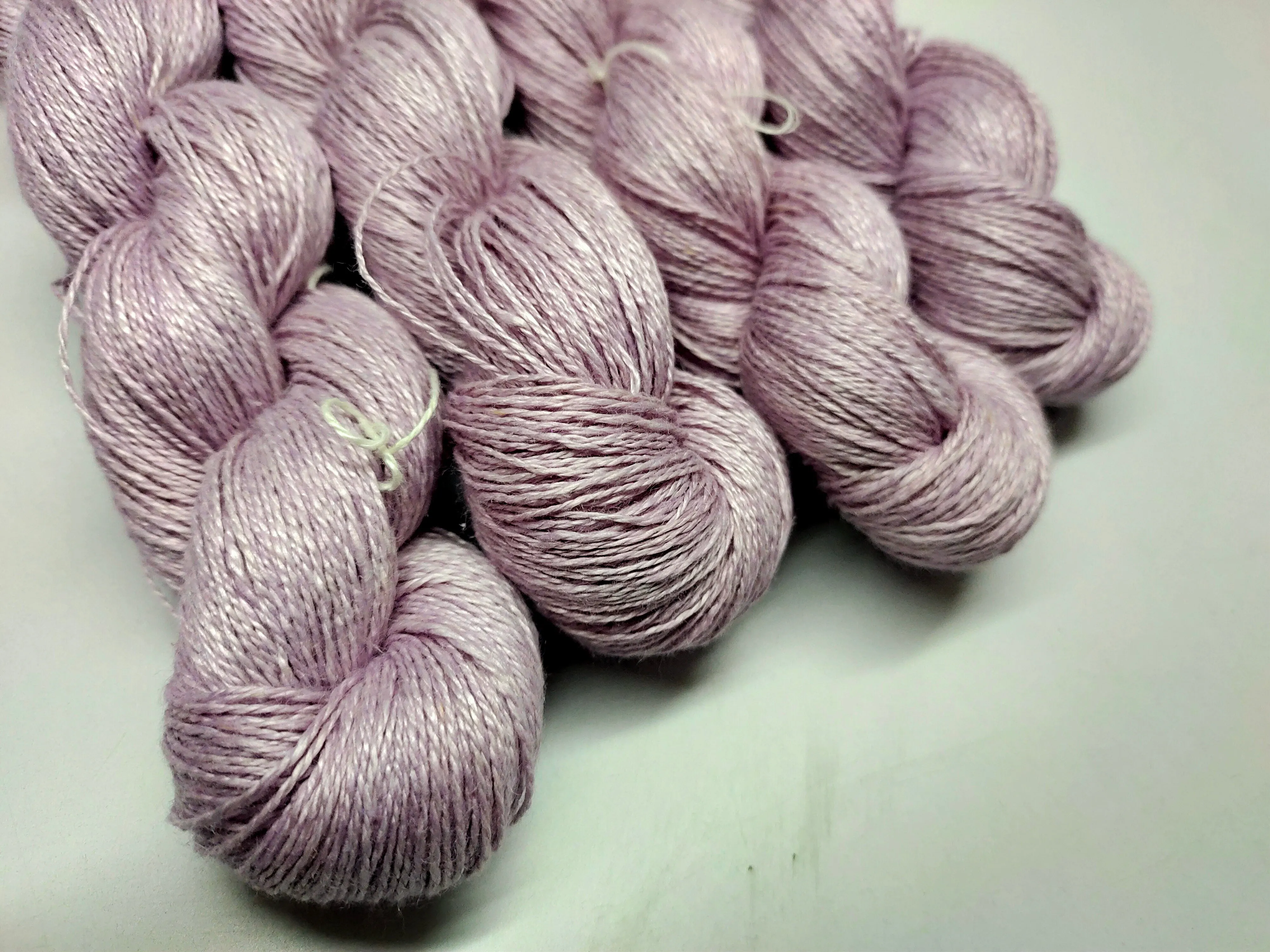 Linen Sportweight 2 PLY Yarn - Rose Gold | SilkRouteIndia