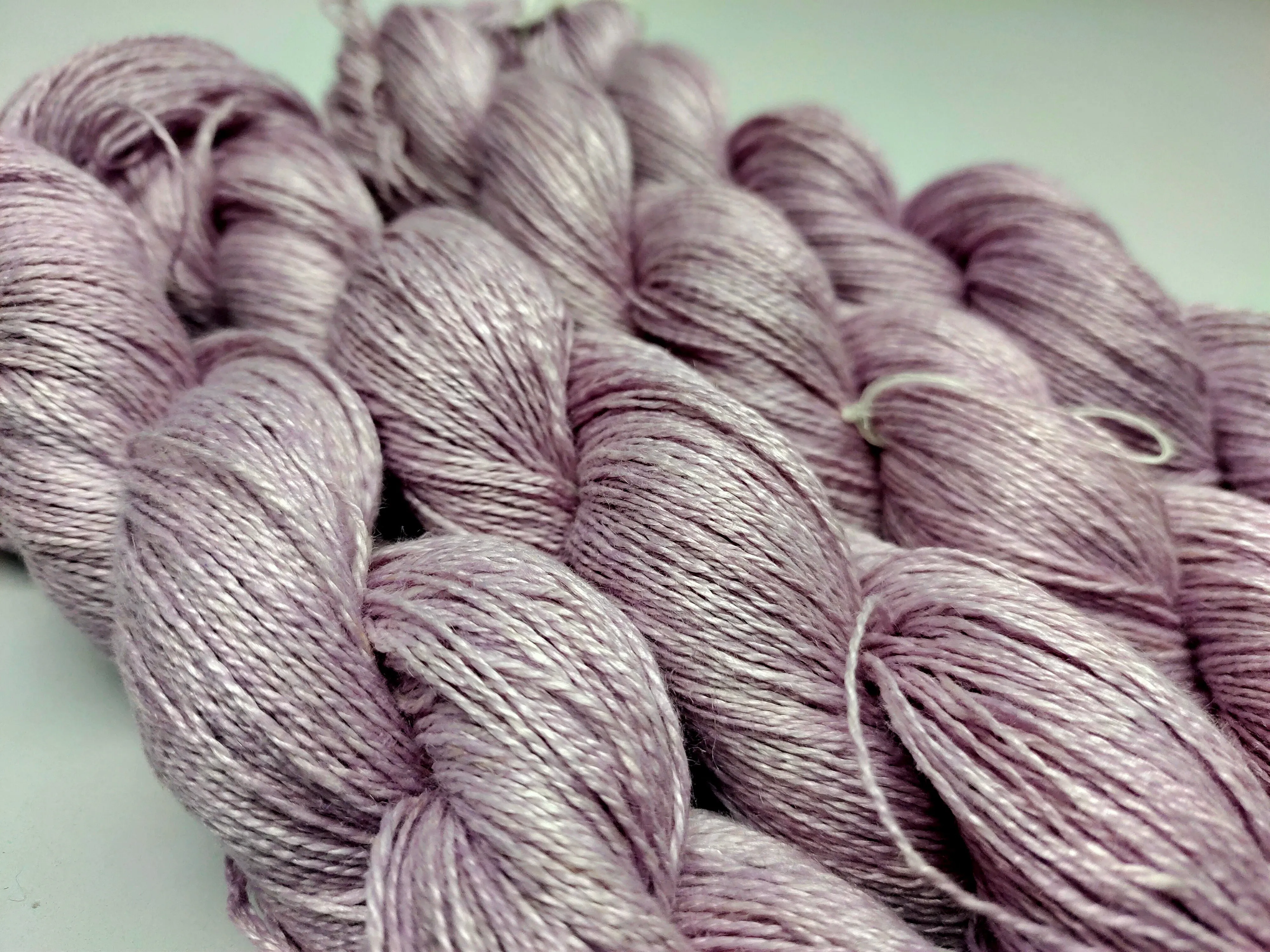 Linen Sportweight 2 PLY Yarn - Rose Gold | SilkRouteIndia