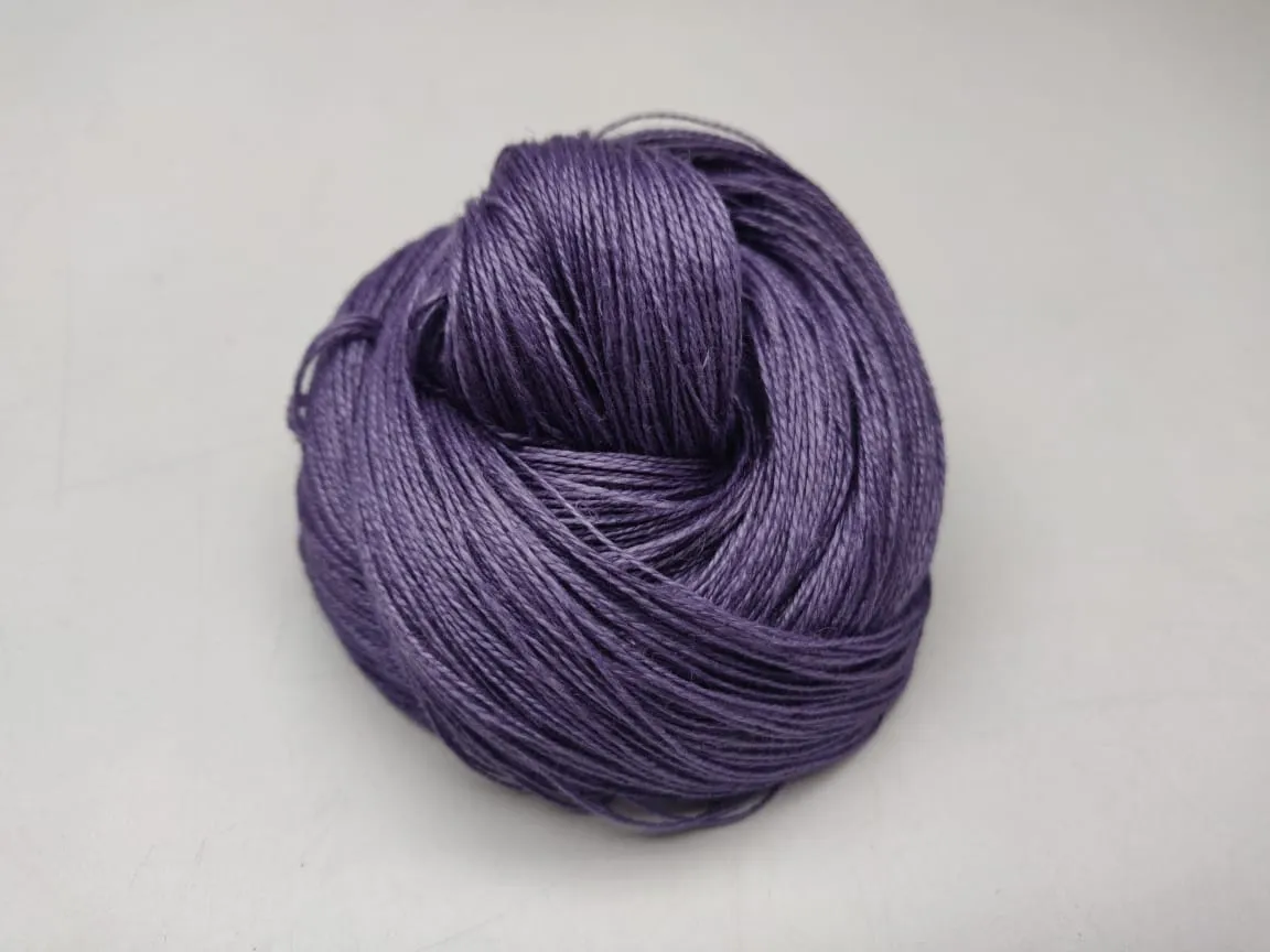 Linen Sportweight 2PLY Yarn- Blue Bell