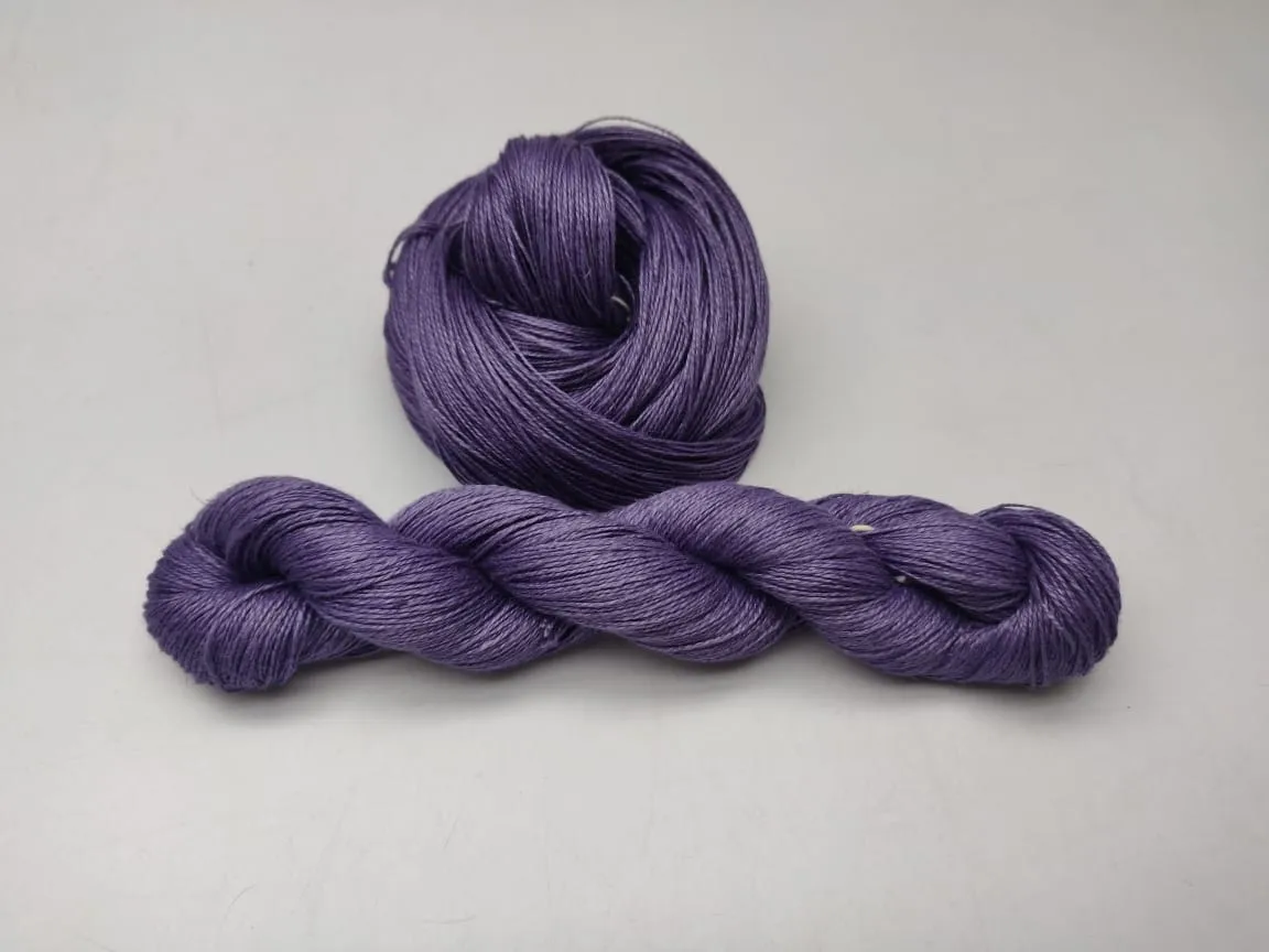 Linen Sportweight 2PLY Yarn- Blue Bell