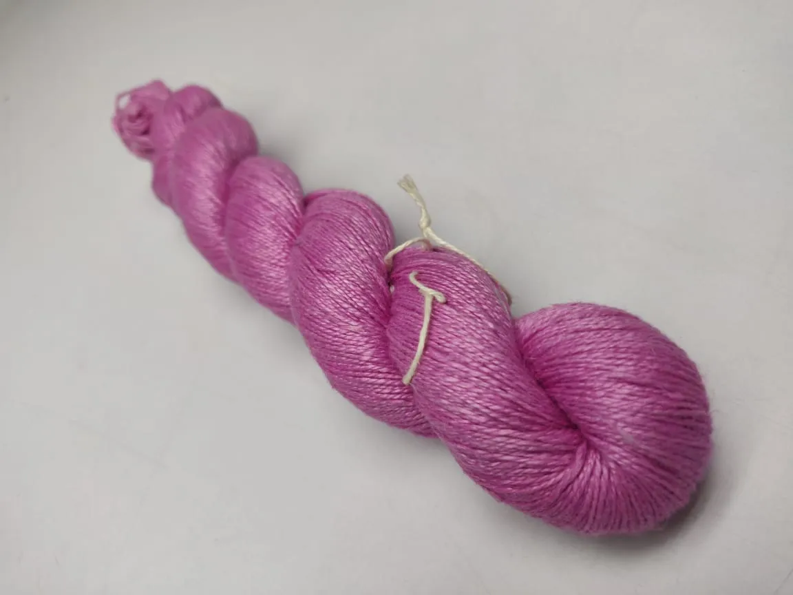 Linen Sportweight Yarn - BubbleGum
