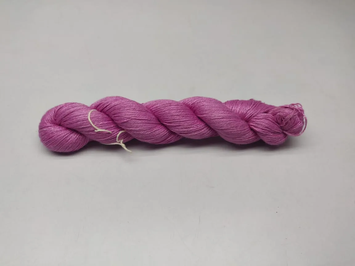 Linen Sportweight Yarn - BubbleGum