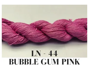 Linen Sportweight Yarn - BubbleGum