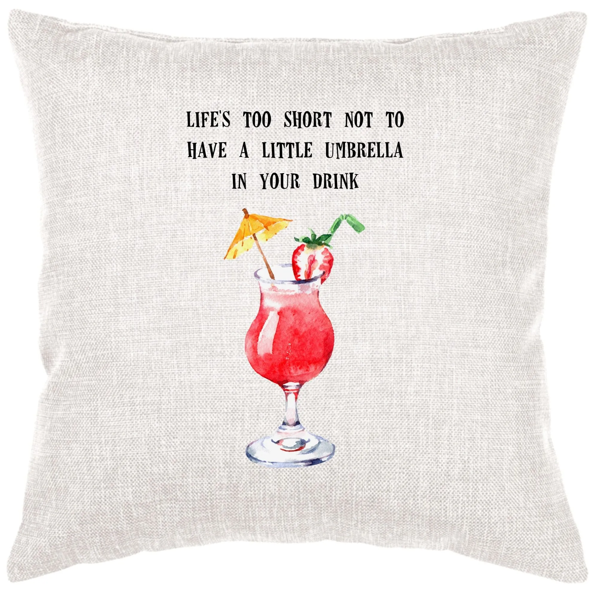 Little Umbrella Pillow Cover