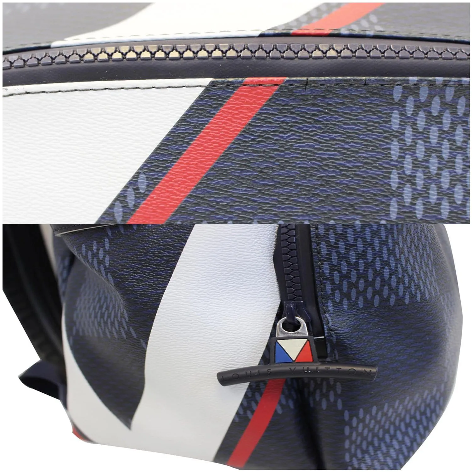 LOUIS VUITTON Americas Cup Apollo Latitude Damier Cobalt Backpack Blue