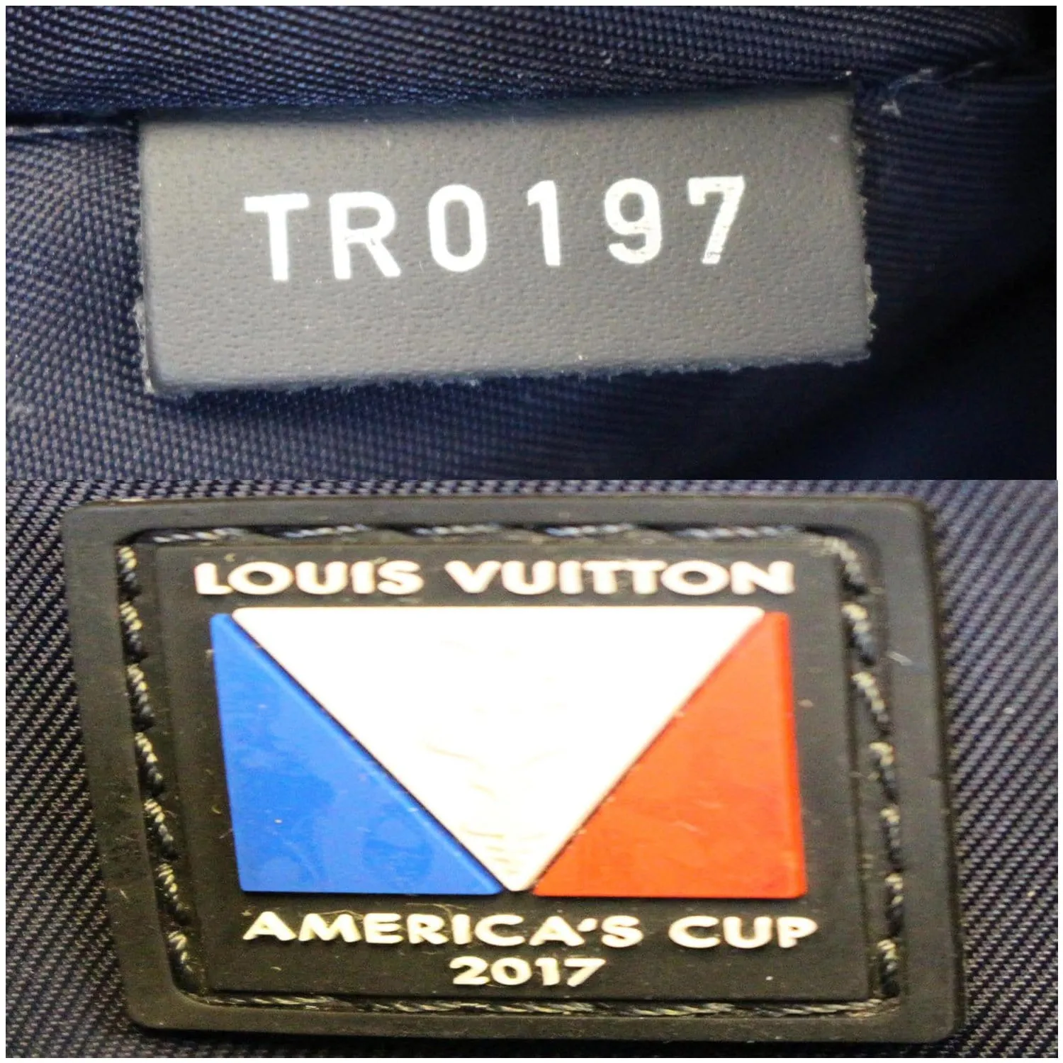 LOUIS VUITTON Americas Cup Apollo Latitude Damier Cobalt Backpack Blue