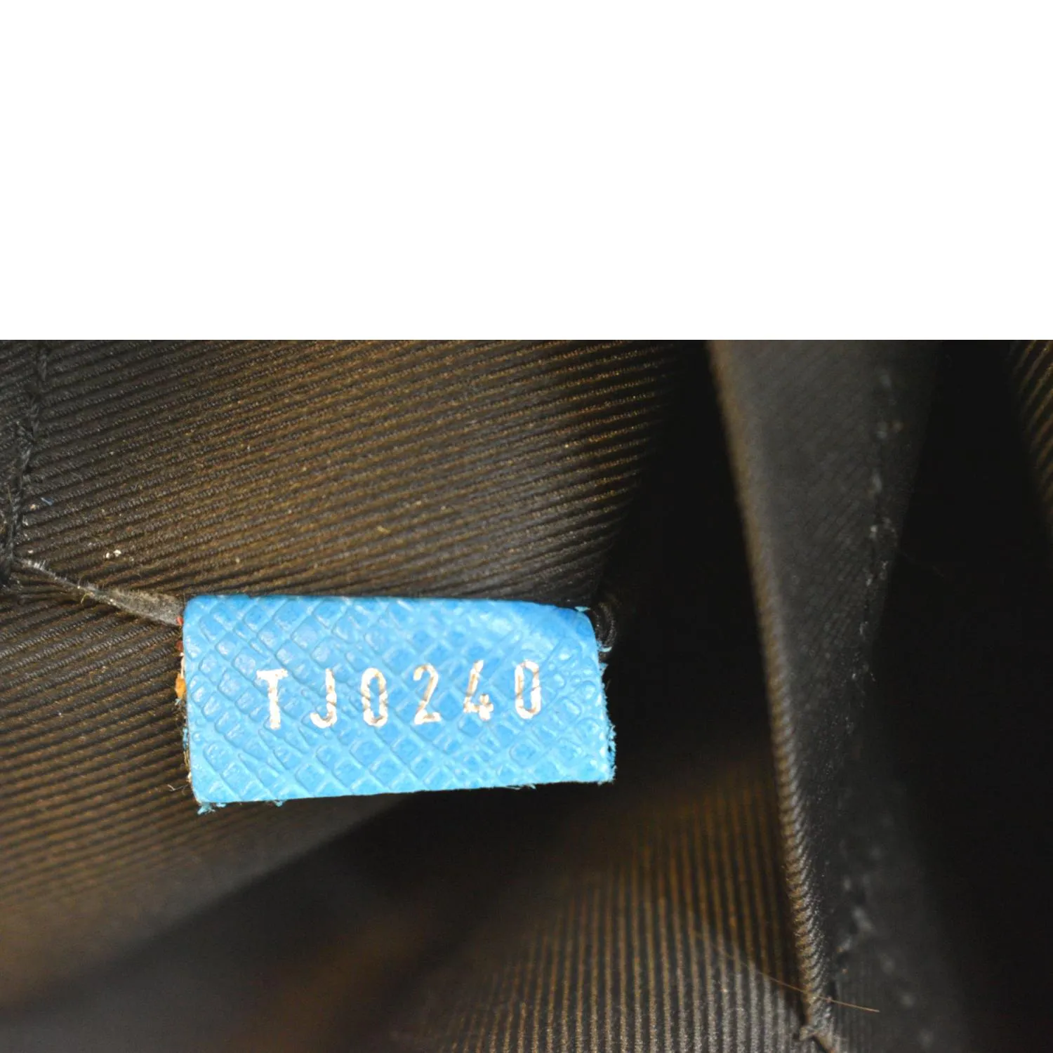 LOUIS VUITTON Discovery Monogram Leather Backpack Blue