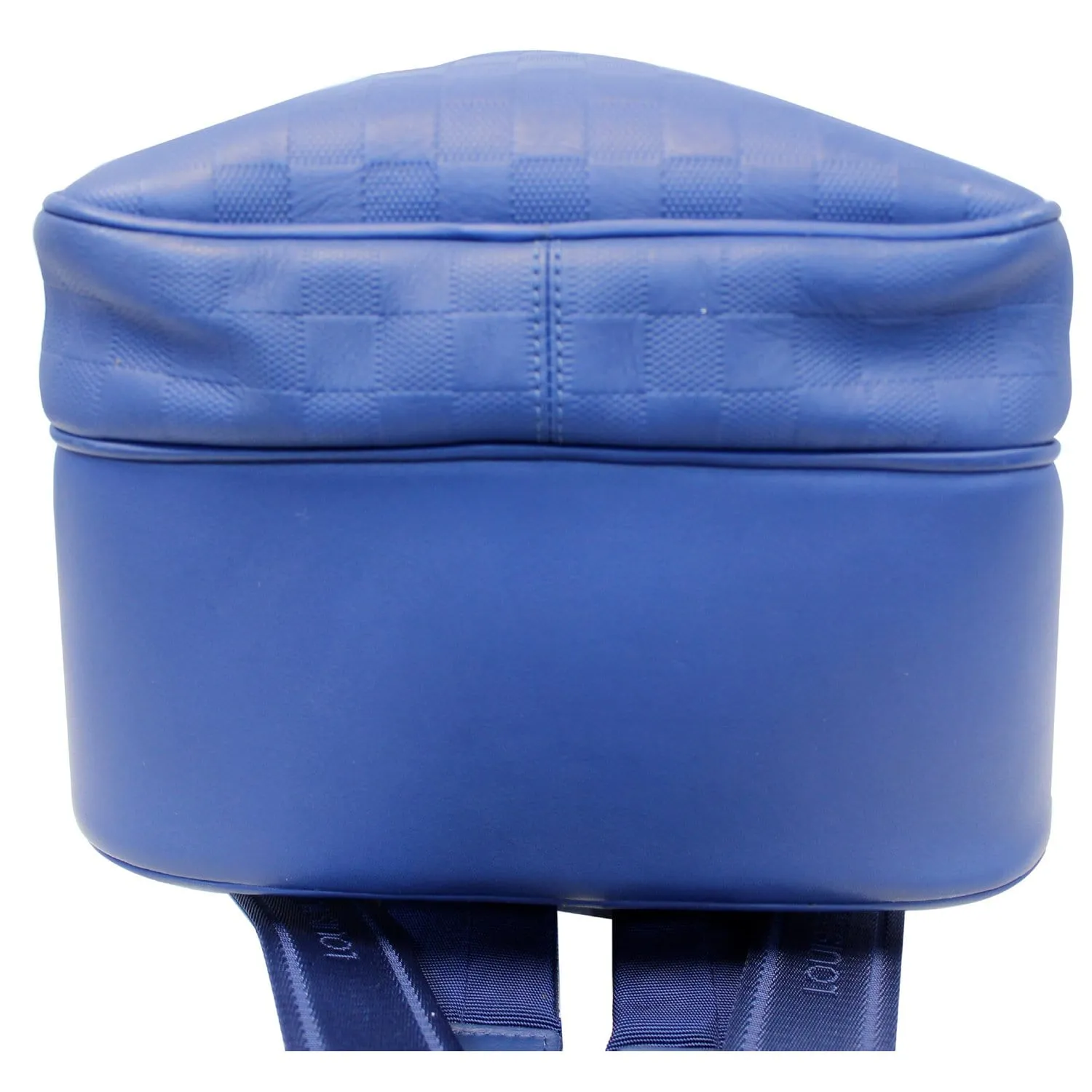 LOUIS VUITTON Michael NM Damier Infini Leather Backpack Bag Blue