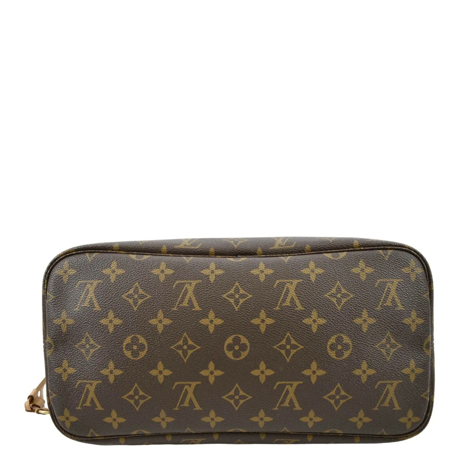 LOUIS VUITTON Neverfull MM Monogram Canvas Tote Bag Brown