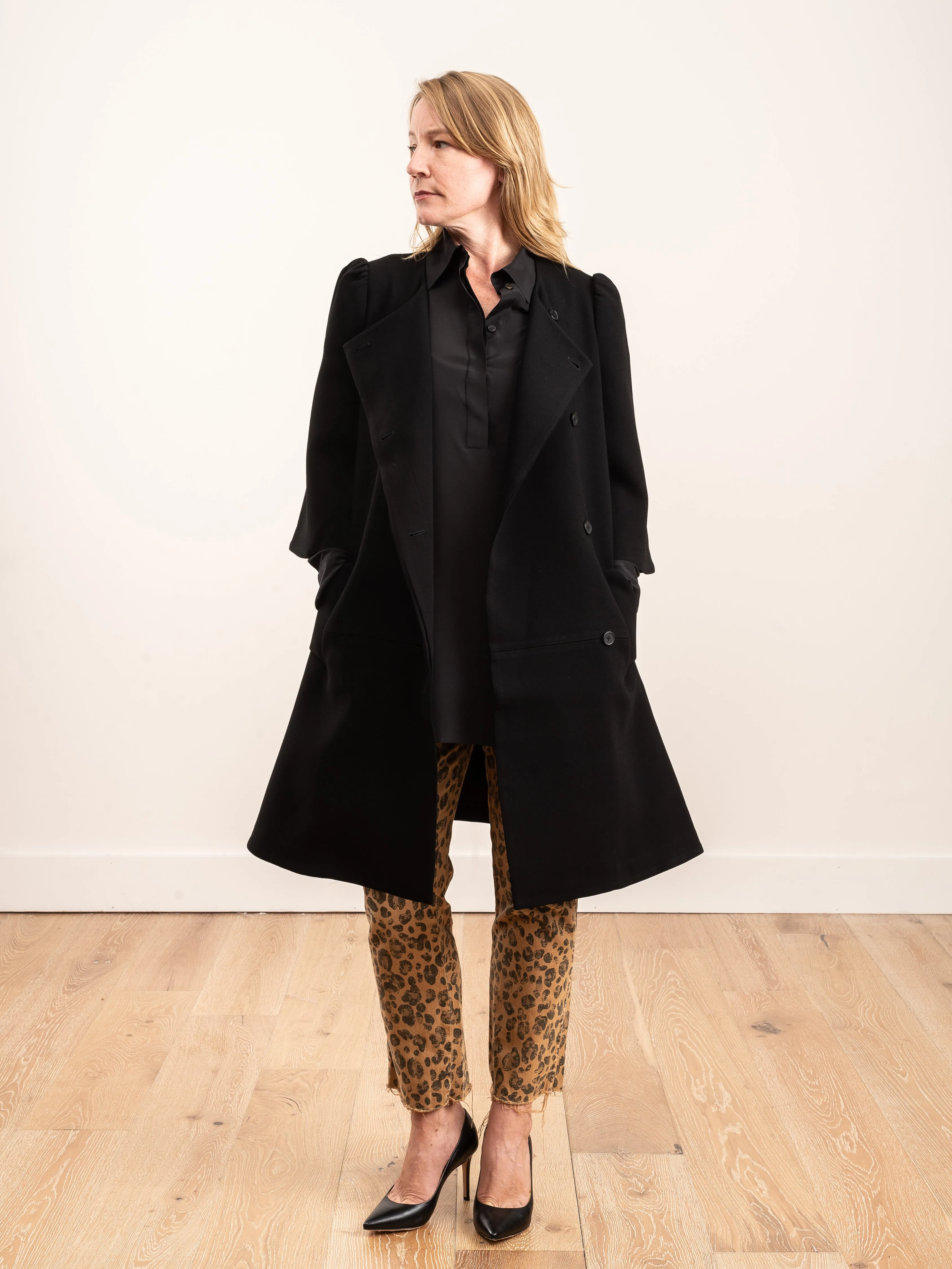 loverboy relaxed crop straight - leopard