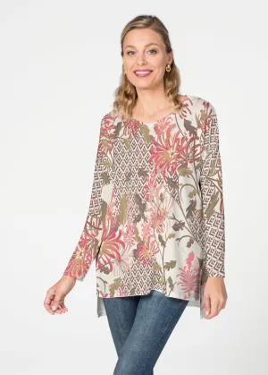 Lucia Chocolate (8129) ~ Slouchy Butterknit Top