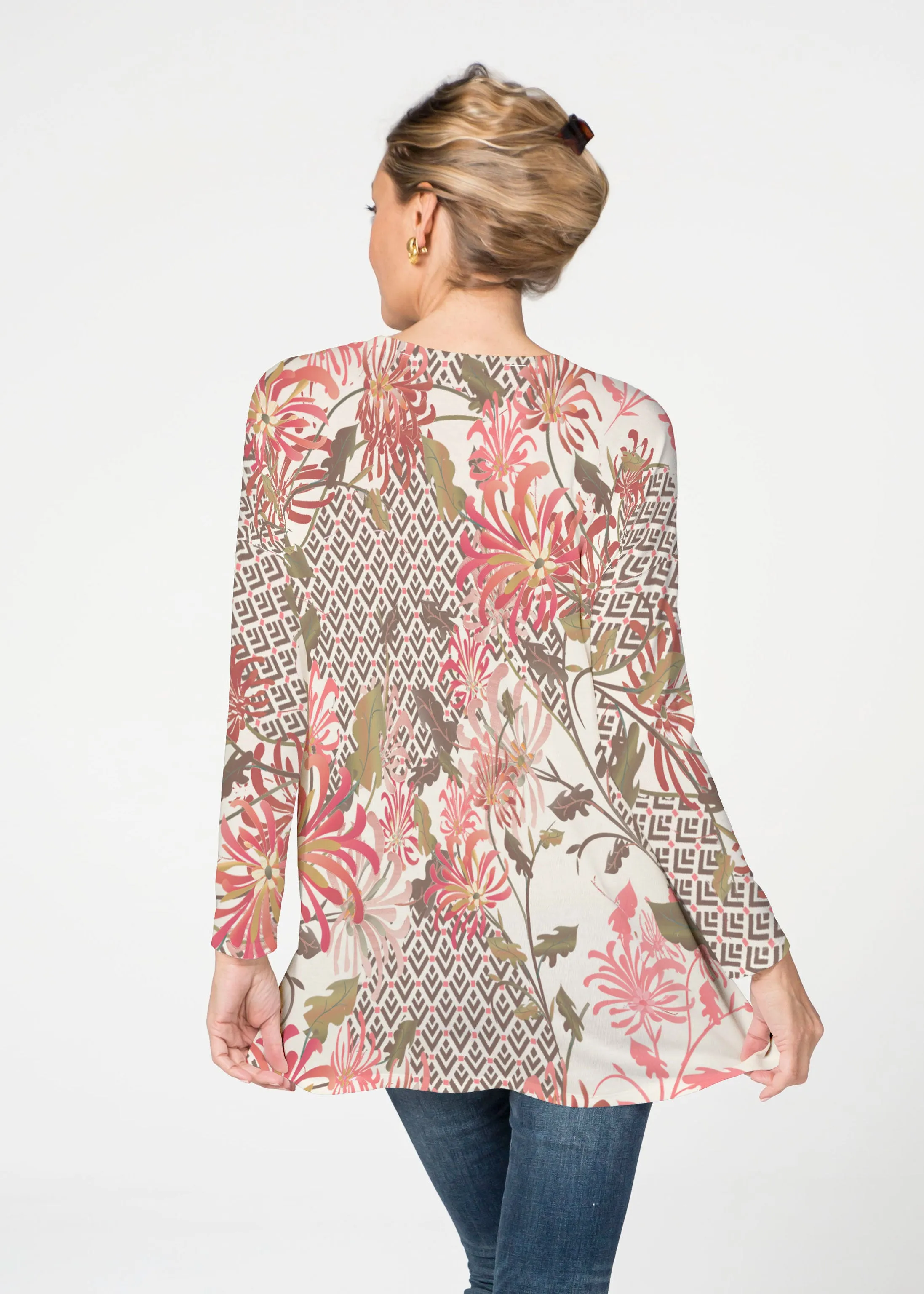 Lucia Chocolate (8129) ~ Slouchy Butterknit Top