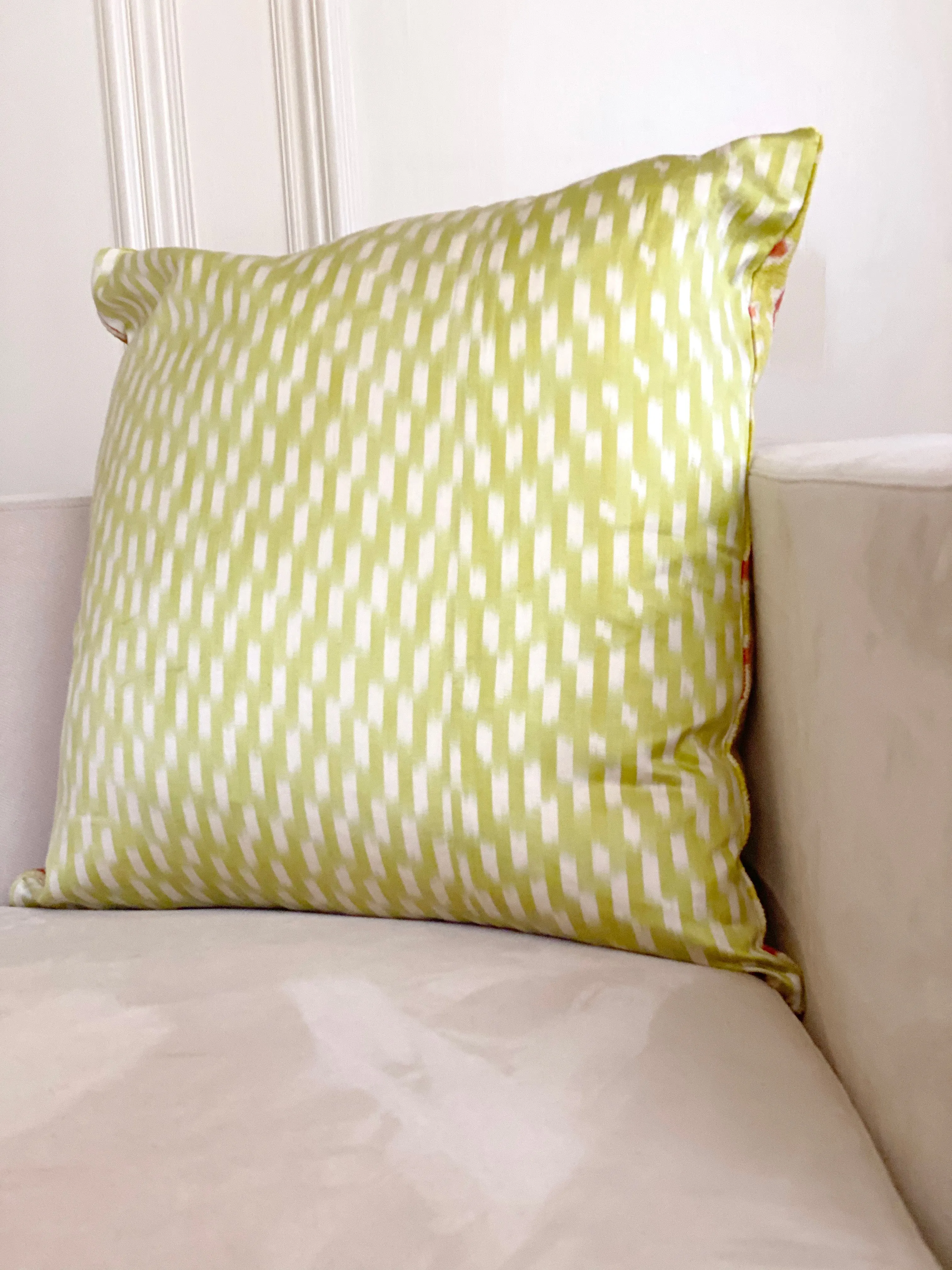 Luxe Chartreuse Pillow Cover