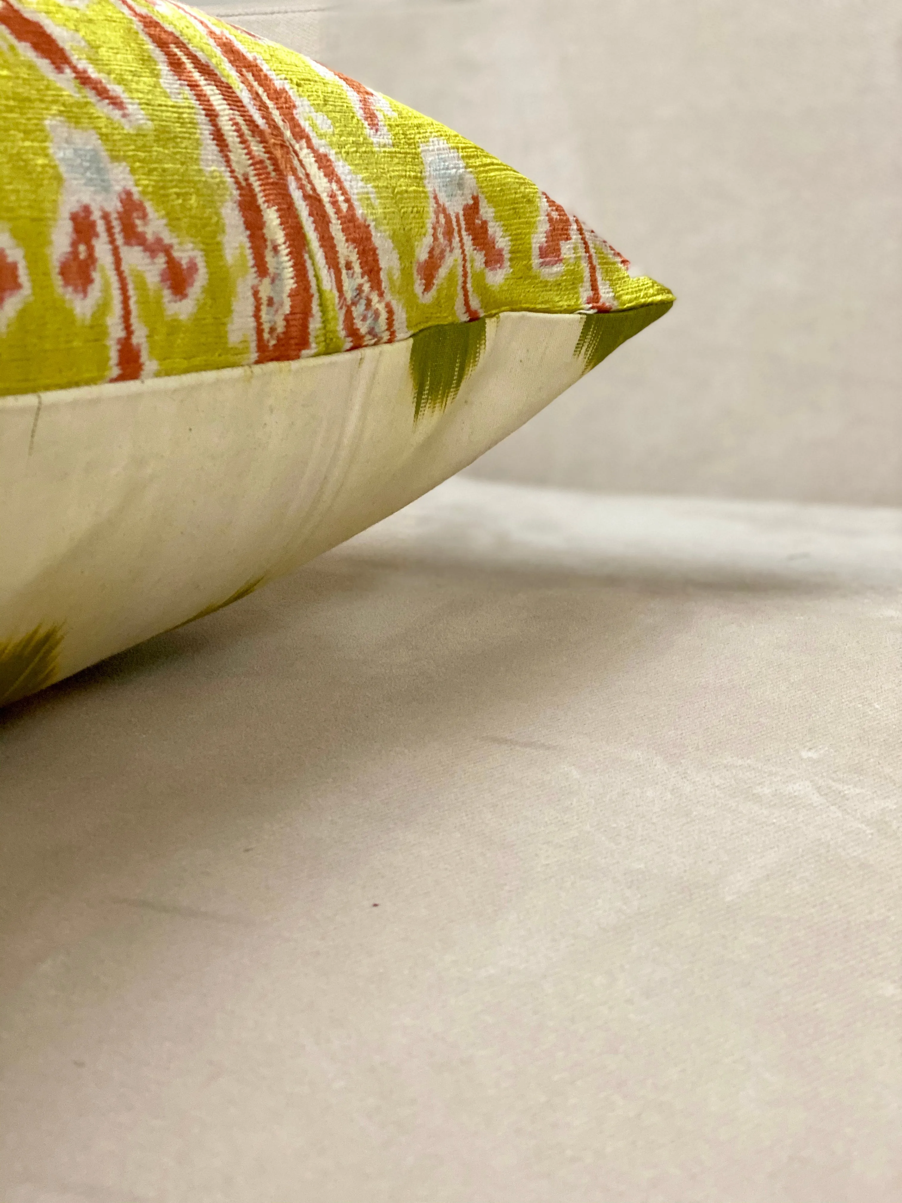 Luxe Chartreuse Pillow Cover