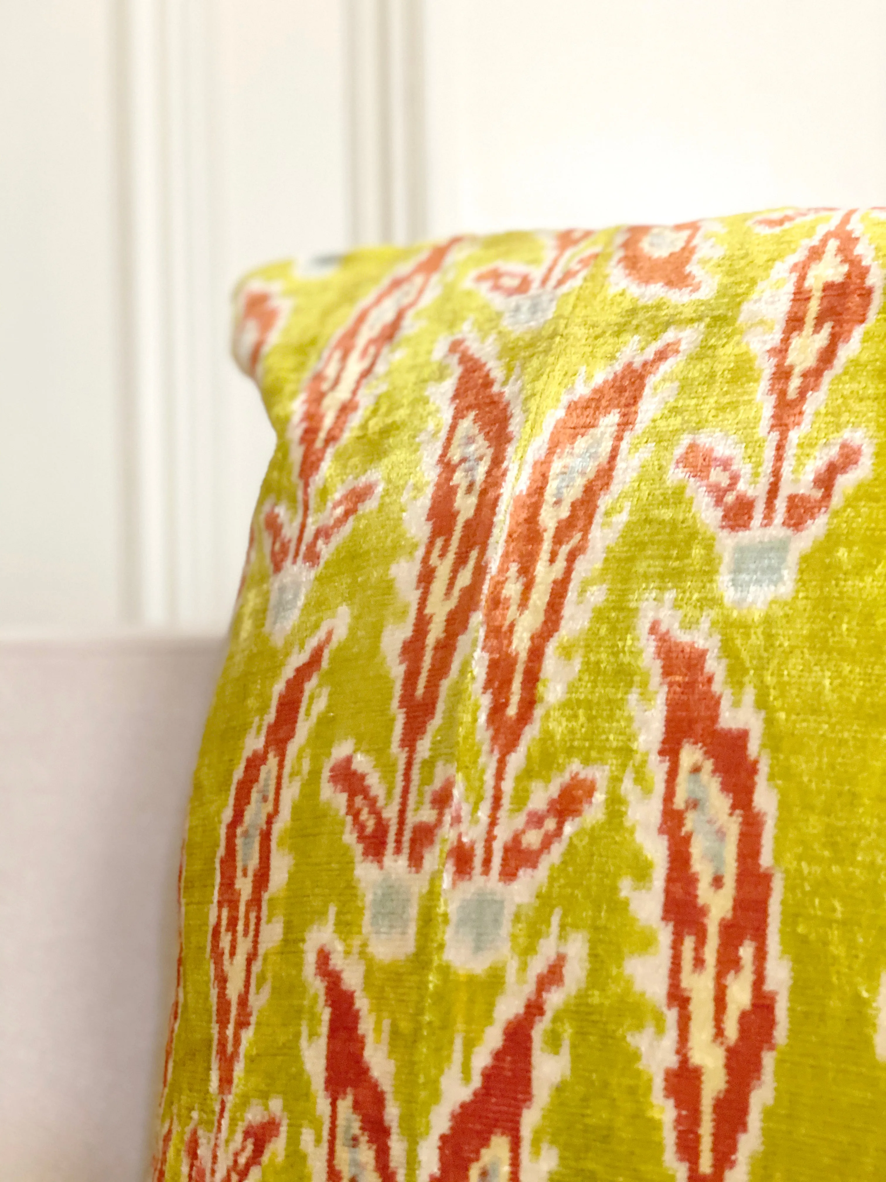Luxe Chartreuse Pillow Cover