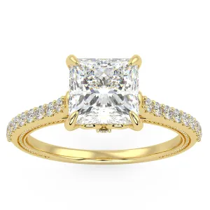 Lyra Engagement Ring in Yellow Gold