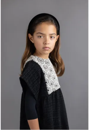 Madame Ti Crochet Textured Dress