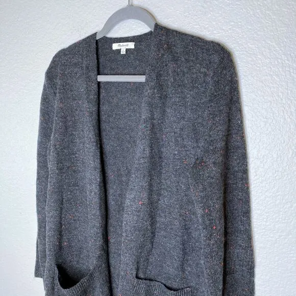 Madewell Donegal Kent Cardigan Sweater in Coziest Yarn S
