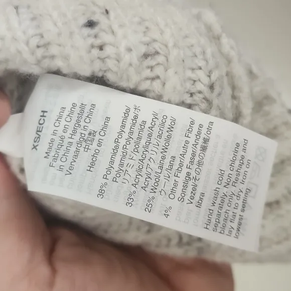 Madewell Donegal Northfield Mockneck Wool Blend Sweater