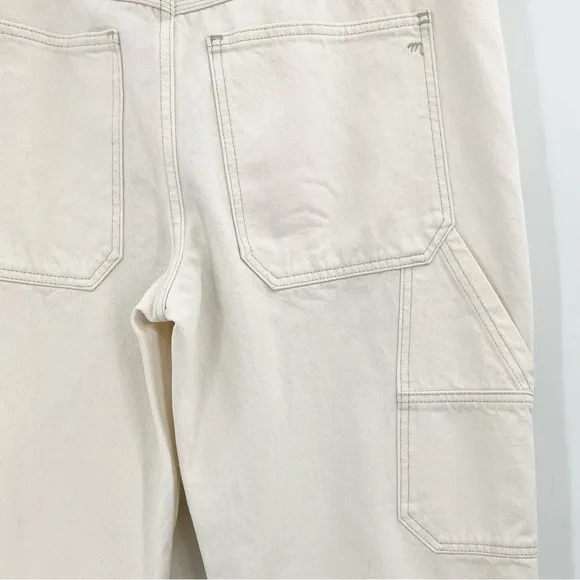 Madewell Low-Slung Straight Carpenter Jeans in Vintage Canvas 30”