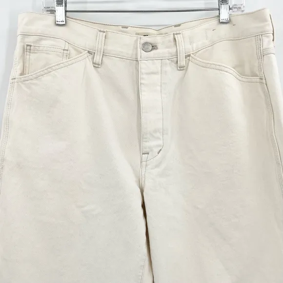 Madewell Low-Slung Straight Carpenter Jeans in Vintage Canvas 30”
