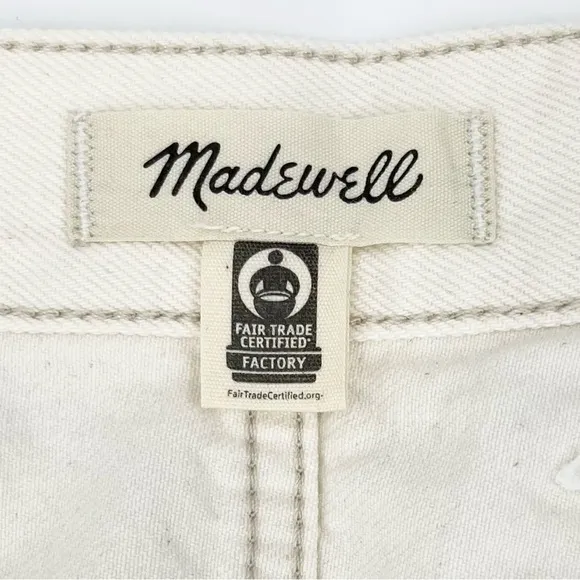Madewell Low-Slung Straight Carpenter Jeans in Vintage Canvas 30”
