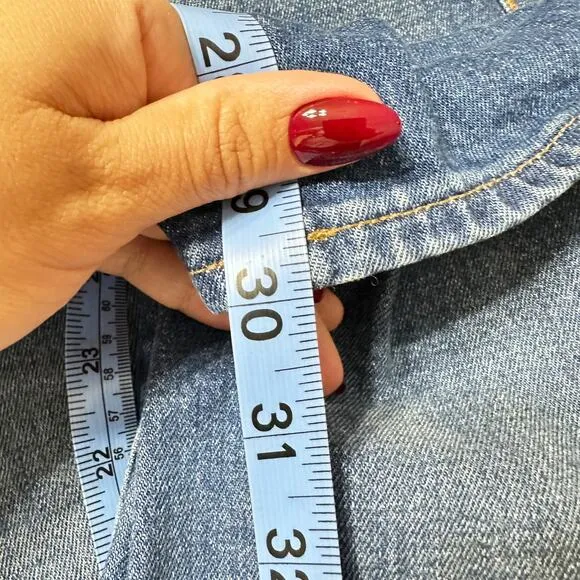 Madewell The Slim Boyjean Brinville Blue Wash Women 31