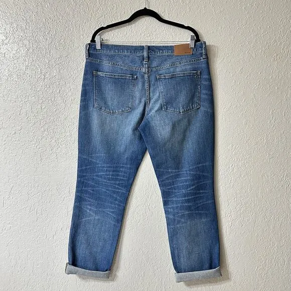 Madewell The Slim Boyjean Brinville Blue Wash Women 31