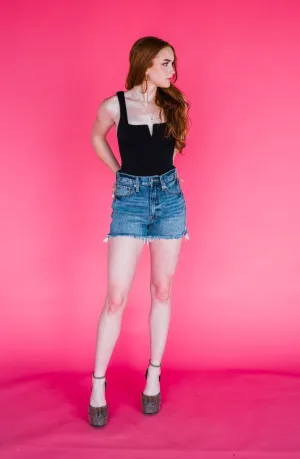 Maeve Super High Rise Cut Off ~ Play Day