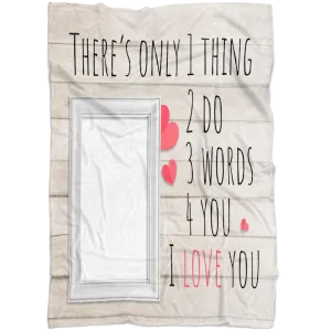Make Me Yours Personalizable Blanket