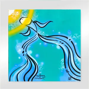 Making Contact-Fish - Lebo Brushed Aluminum Artbond