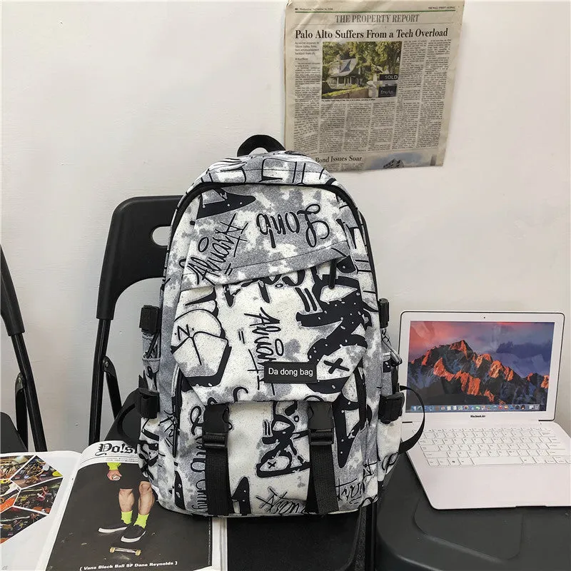Male College Large Capacity High Junior Fashion Backpacks