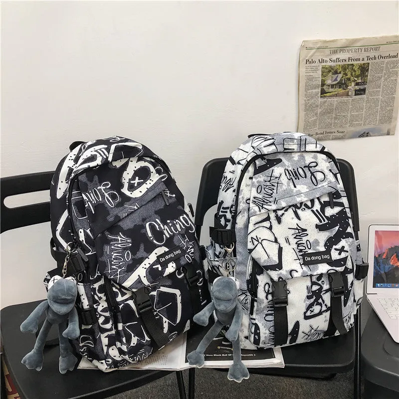 Male College Large Capacity High Junior Fashion Backpacks