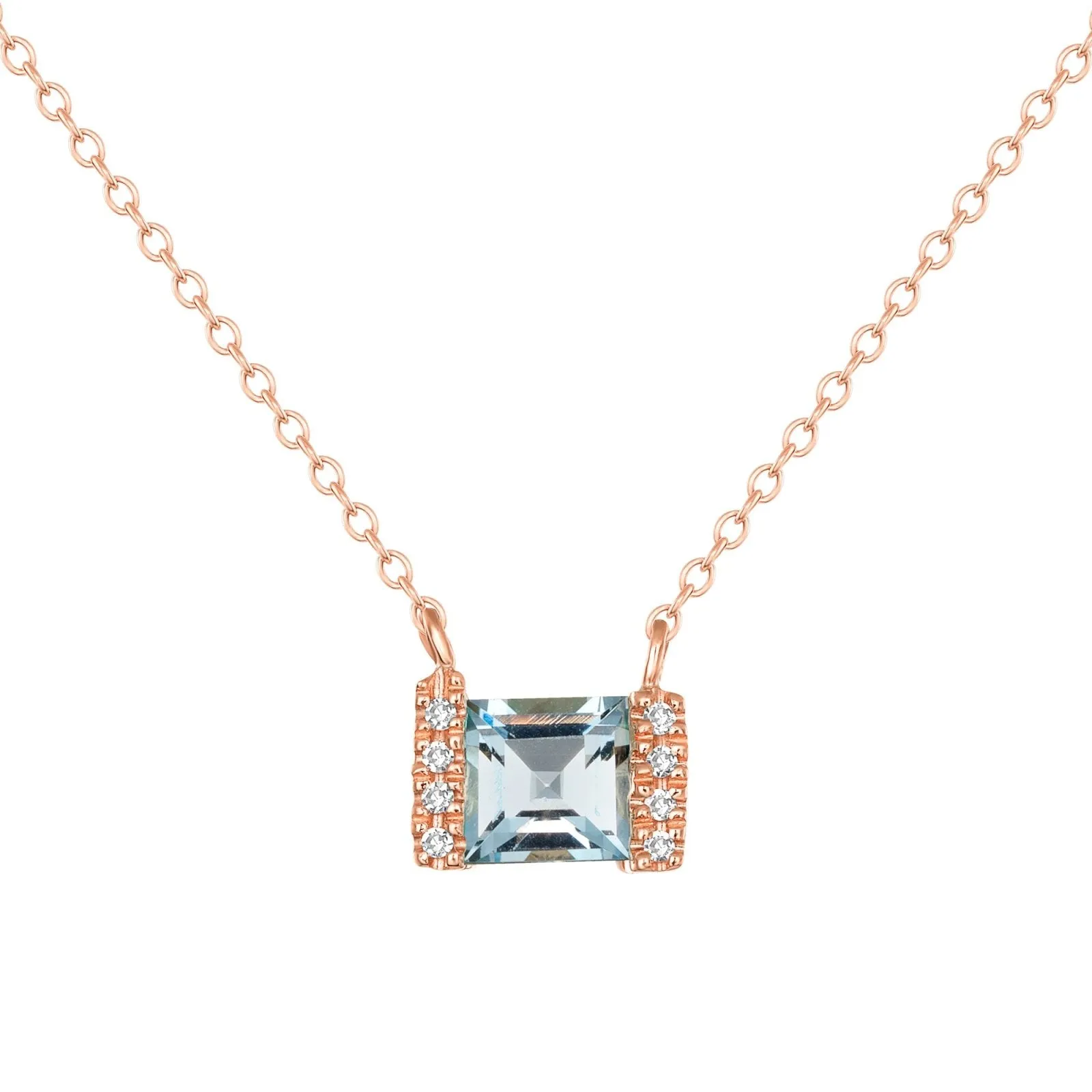 Mandy Blue Topaz Necklace