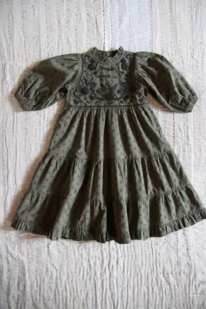 Margot Long Dress is Khaki by Bonjour Diary