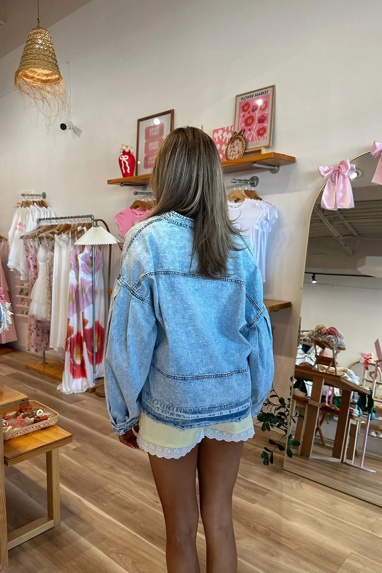 Mariah Denim Top