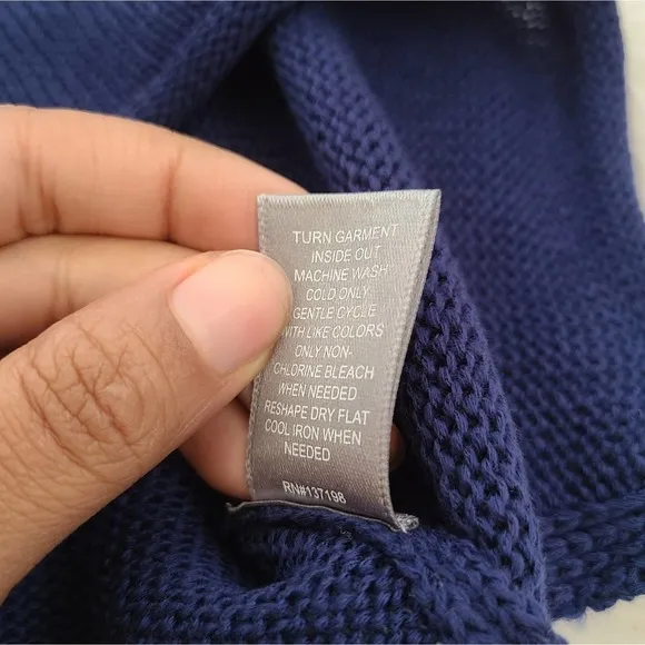Marled By RC USA Blue Knit Sweater NWT SZ M