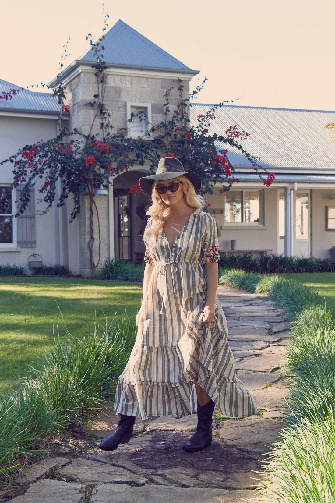 Marmont Maxi Dress - Deserto