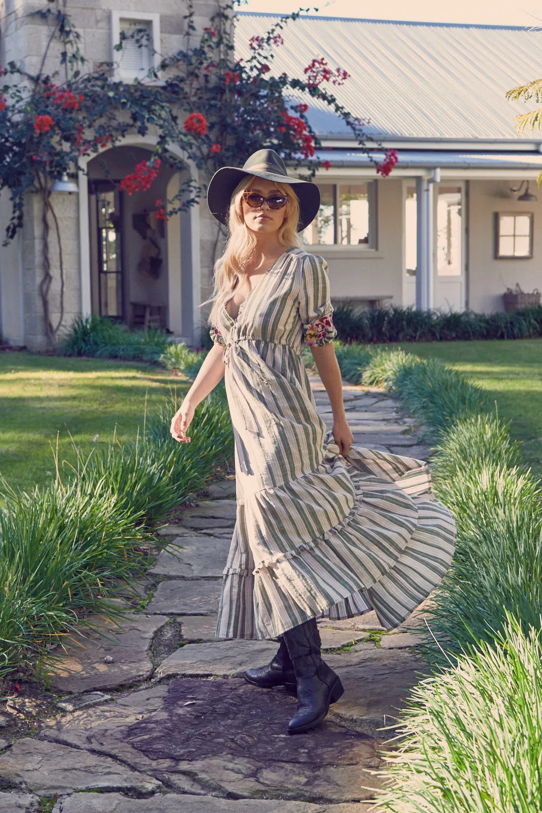 Marmont Maxi Dress - Deserto