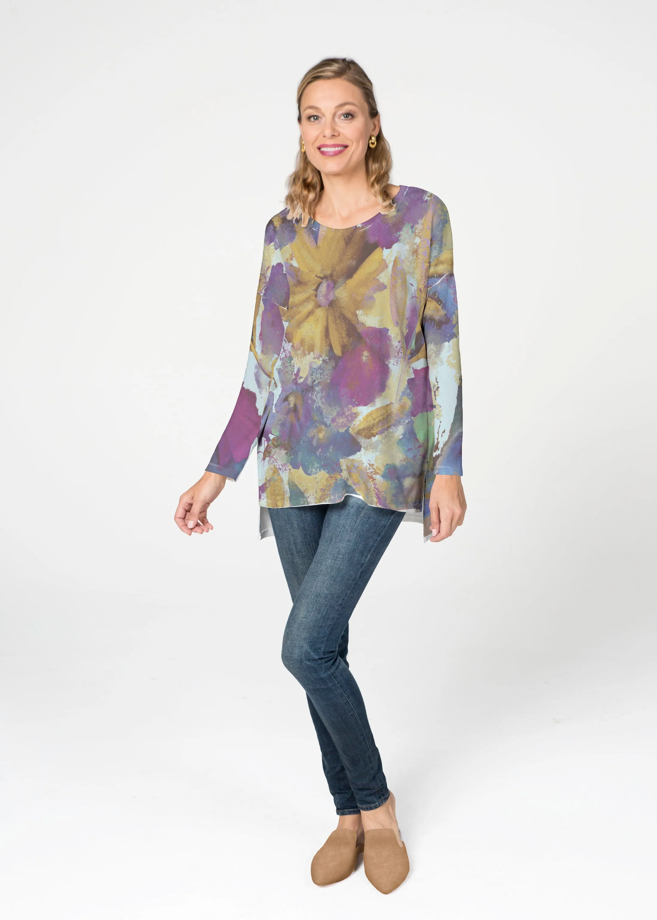 Maya (17266) ~ Slouchy Butterknit Top