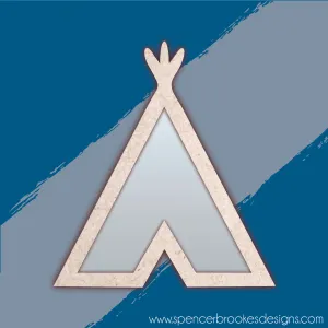 MDF and Acrylic Mirror - Teepee