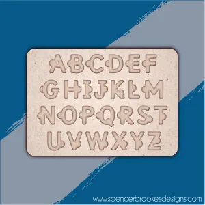 MDF English Alphabet Puzzle - Uppercase